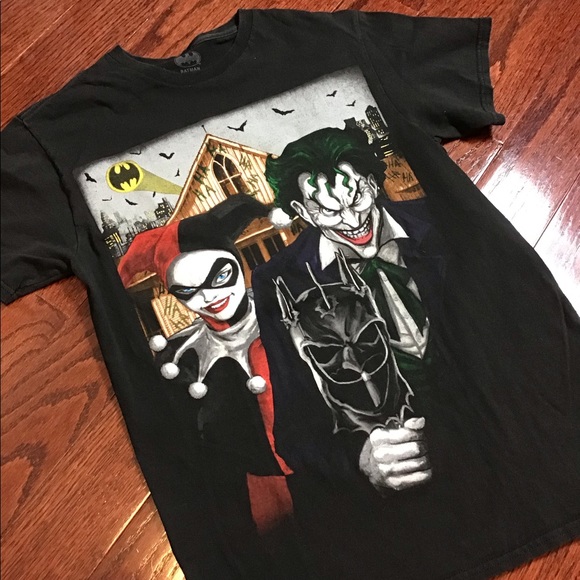 Batman/Joker/ Harley Quinn t-shirt. - Picture 1 of 5